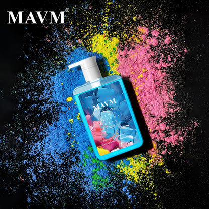 MAVM Men's Daily Intimate Care Gel, pH Balanced, Blue Fragrance, Plant Derived Ingredients