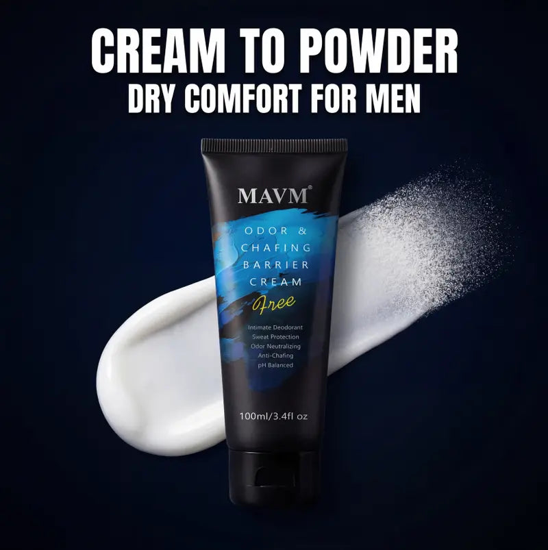 MAVM Men Antiperspirant Deodorant, SummerVibes,Aluminium Free Deodorant Cream, Fresh Woody Citrus Scent, Sweat Protection & Anti-Chafing