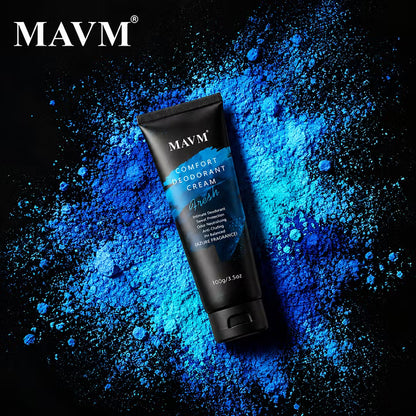 MAVM Desodorante Antitranspirante para Hombres, SummerVibes, Crema Desodorante sin Aluminio, Aroma Fresco Cítrico Amaderado, Protección contra el Sudor y Antirozaduras