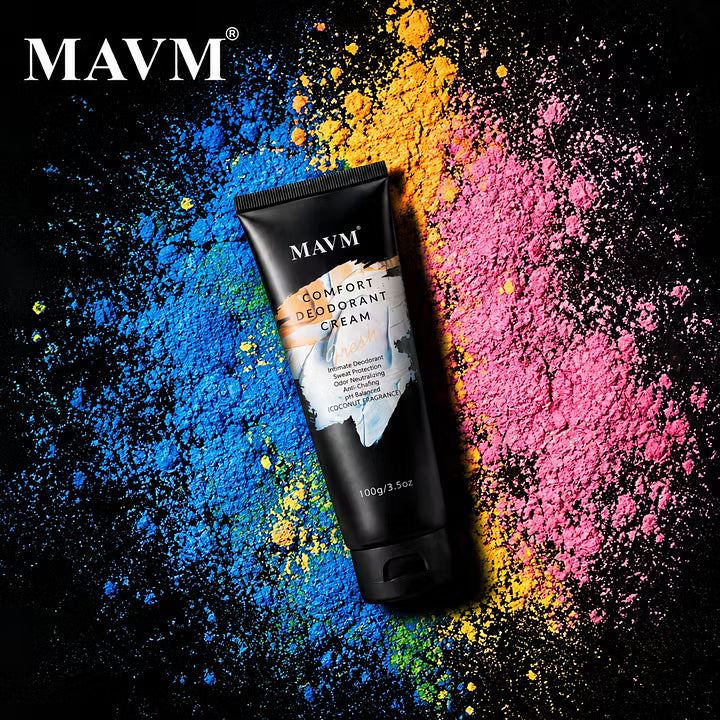 MAVM Desodorante Antitranspirante para Hombres, SummerVibes, Crema Desodorante sin Aluminio, Aroma Fresco Cítrico Amaderado, Protección contra el Sudor y Antirozaduras